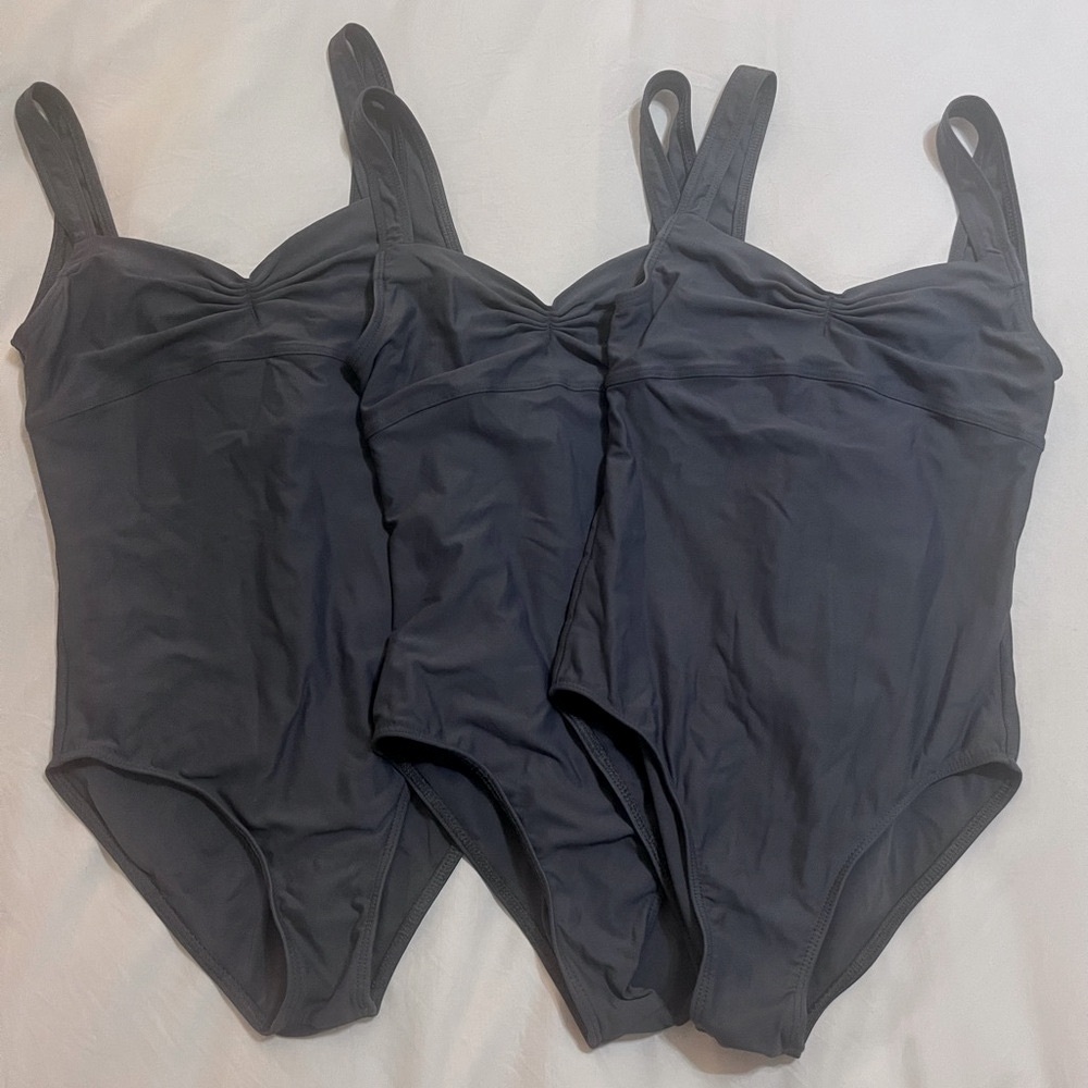 Wear Moi Dark Grey Leotard Bundle (3)